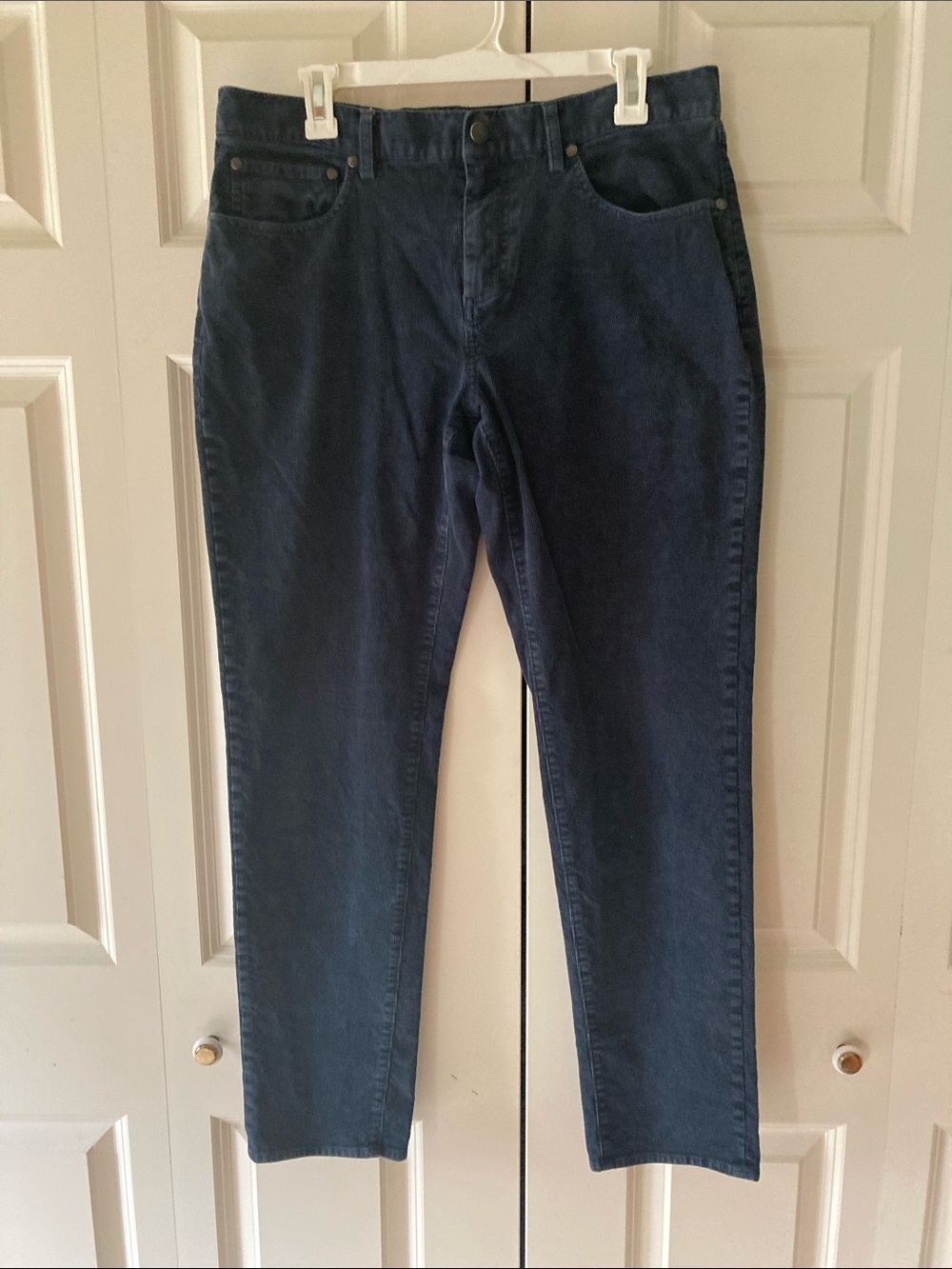 Brooks Brothers men's navy corduroy pants 5 pocket 35/32